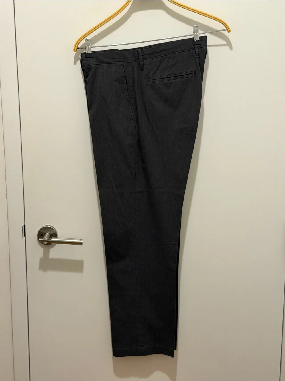 J. Crew Men's Black Dress Pants - Straight Tailored